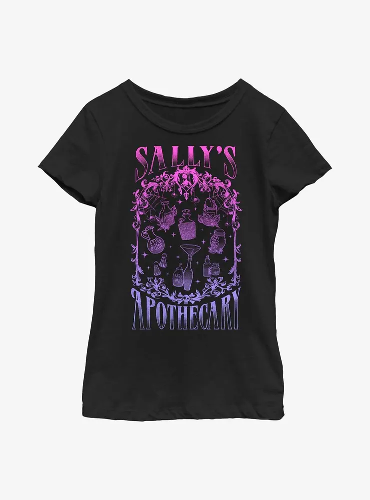 Disney Nightmare Before Christmas Sally's Dark Apothecary Youth Girls T-Shirt