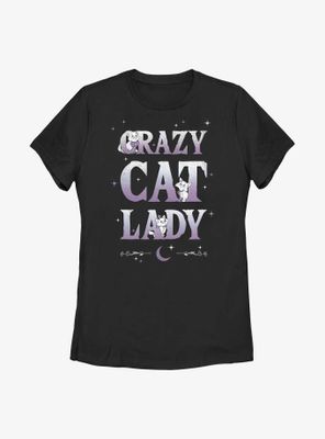 Disney The Aristocats Crazy Cat Lady Womens T-Shirt