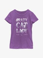 Disney The Aristocats Crazy Cat Lady Youth Girls T-Shirt