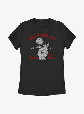 Disney Beauty And The Beast With You Womens T-Shirt