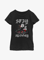 Disney Mickey Mouse Spooky Vampire Youth Girls T-Shirt