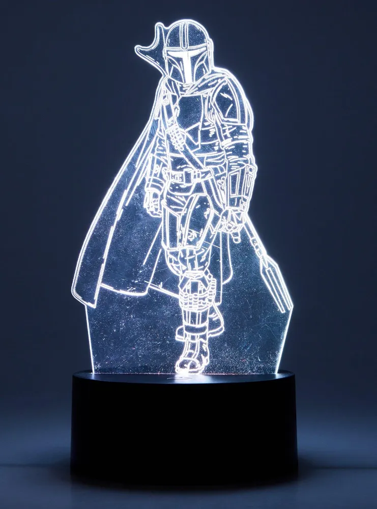 Star Wars The Mandalorian Mando LED Acrylic Light 