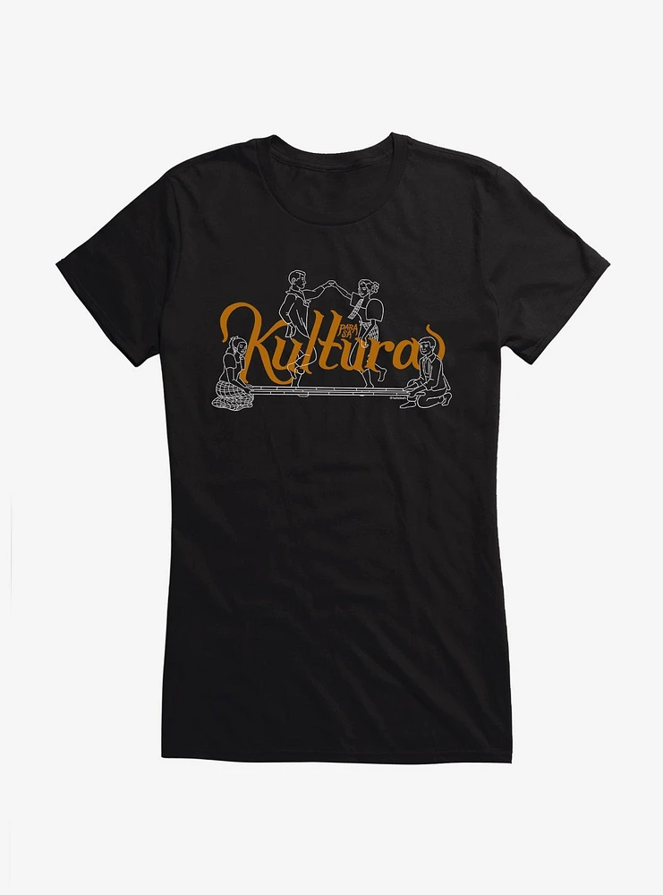 Asian American & Pacific Islander Heritage  HT Creators: Hella Leah Para Sa Kultura Girls T-Shirt