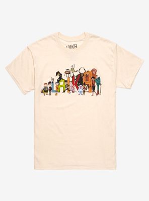 Laika Character Line-Up T-Shirt By Emily Rose Wikle