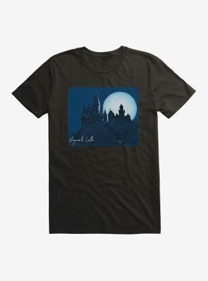 Harry Potter Hogwarts Castle Supermoon Illustrated T-Shirt
