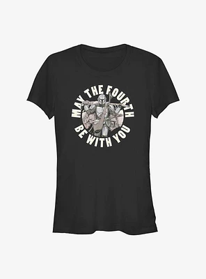 Star Wars The Mandalorian May Fourth Be With You Girls T-Shirt