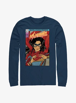 Marvel Ms. Comic Cover Long-Sleeve T-Shirt