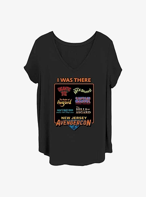 Marvel Ms. Avengerscon I Was There Girls T-Shirt Plus