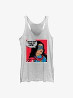 Marvel Ms. Idea Come To Life GIrls Raw Edge Tank