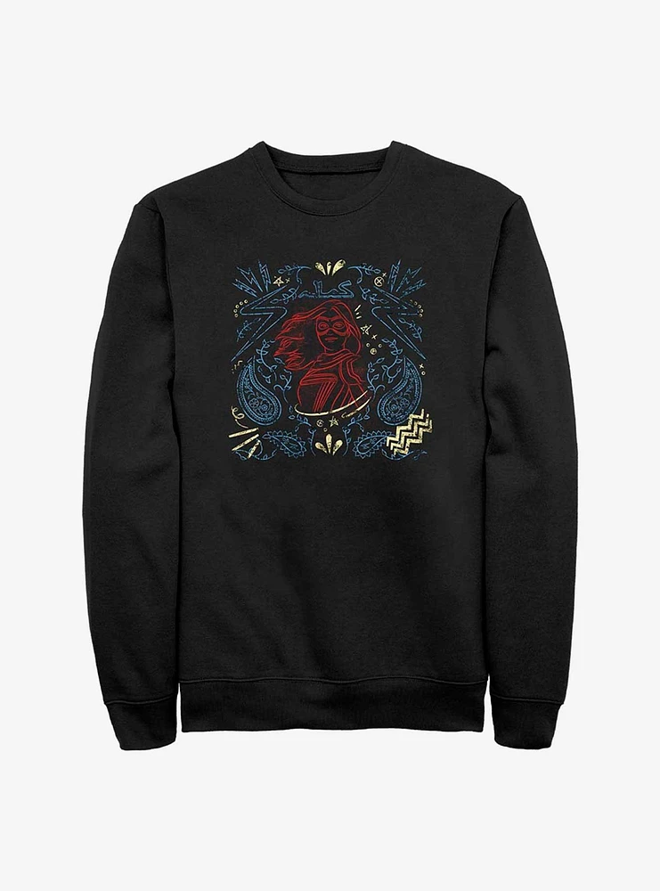 Marvel Ms. Line Drawing Sweatshirt