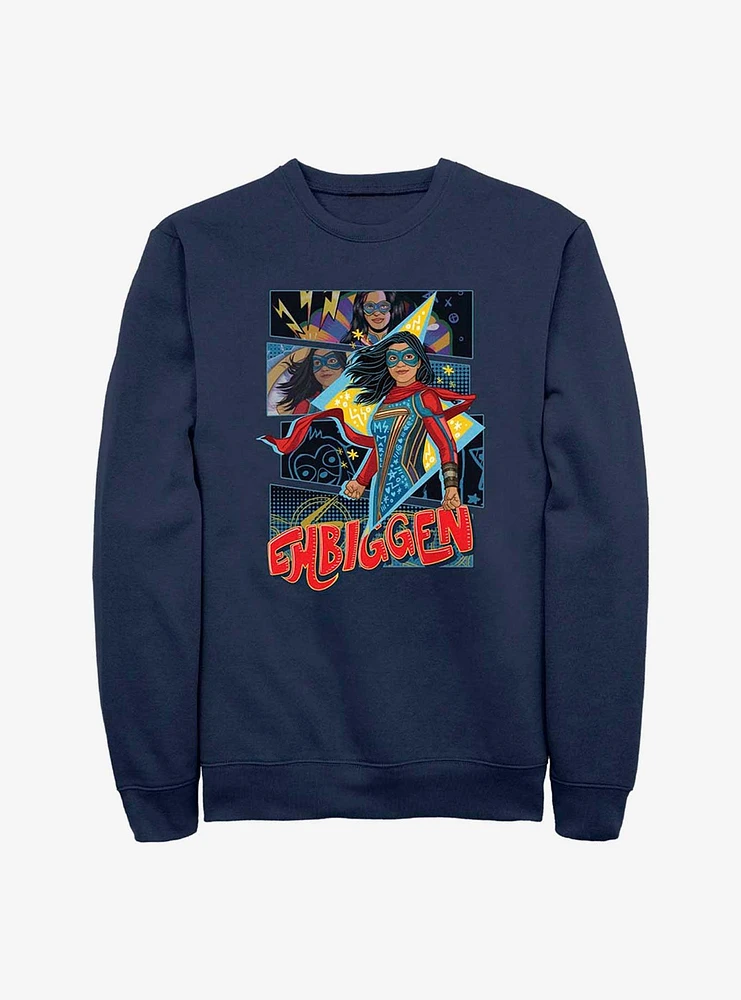 Marvel Ms. Embiggen Sweatshirt