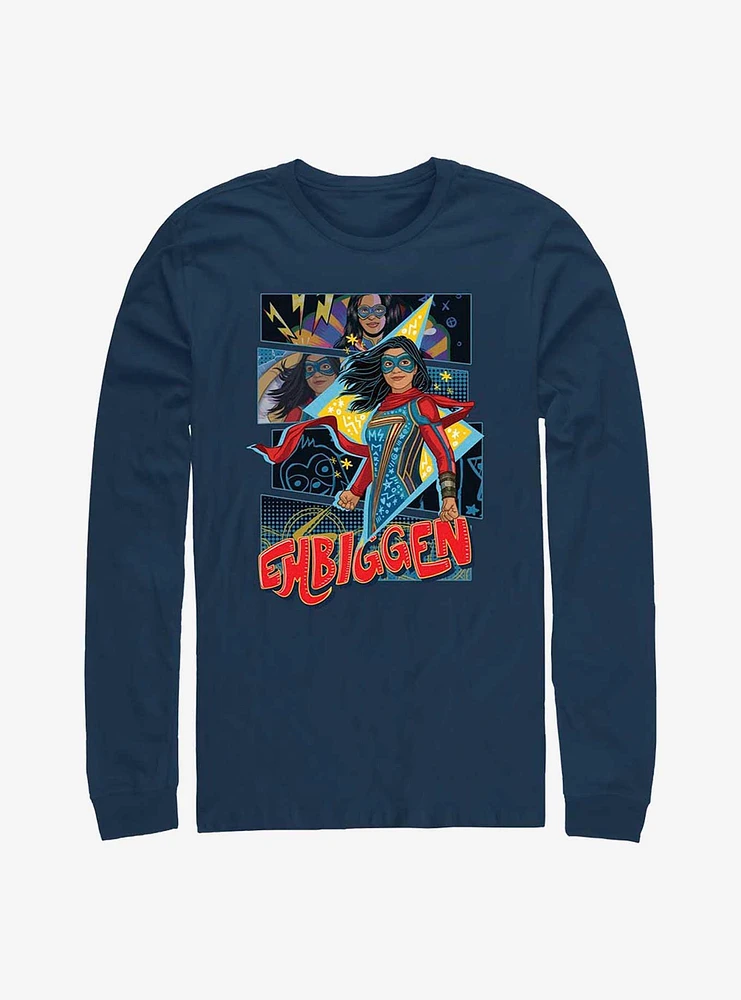 Marvel Ms. Embiggen Long-Sleeve T-Shirt