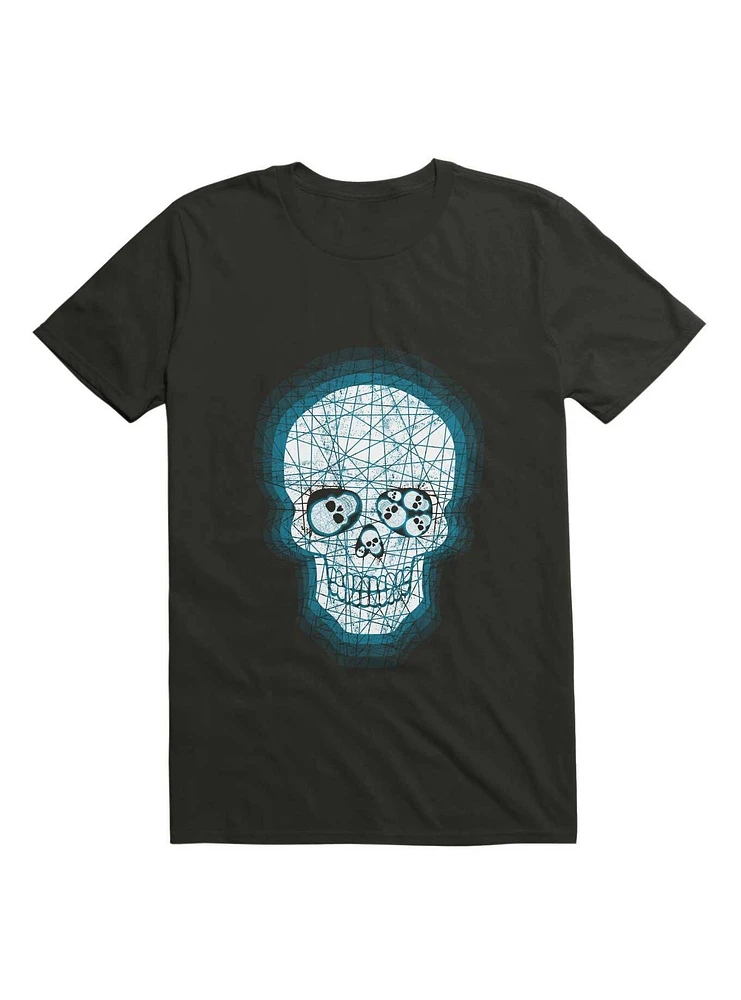 Confused Skull With Strange Memories T-Shirt