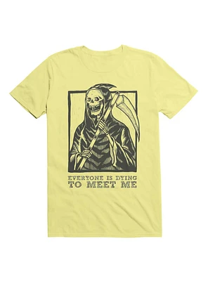 Gothic Grim Reaper Design T-Shirt