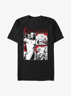 Castlevania Night Creature Panels T-Shirt