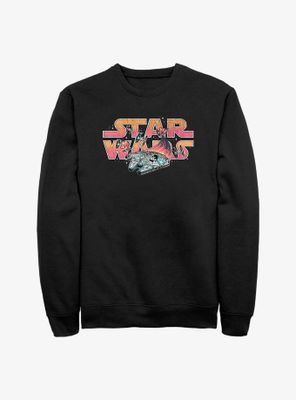 Star Wars Millenium Falcon Chase Logo Sweatshirt