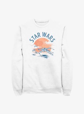 Star Wars X-Wing Sunset Sweatshirt