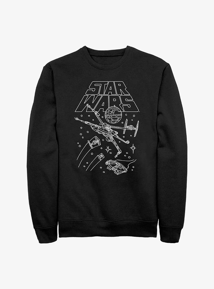Star Wars Space Fight Sweatshirt