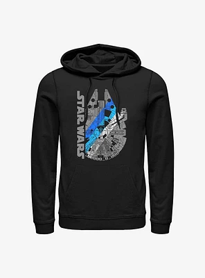 Star Wars Millenium Falcon Stripe Hoodie