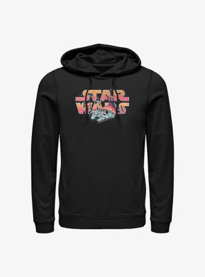 Star Wars Millenium Falcon Chase Logo Hoodie