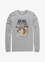 Star Wars Cloudy Boba Fett Long Sleeve T-Shirt