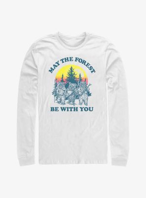 Star Wars May The Forest Be With You Long Sleeve T-Shirt