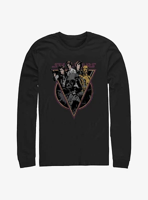 Star Wars Retro Composition Long Sleeve T-Shirt