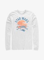 Star Wars X-Wing Sunset Long Sleeve T-Shirt
