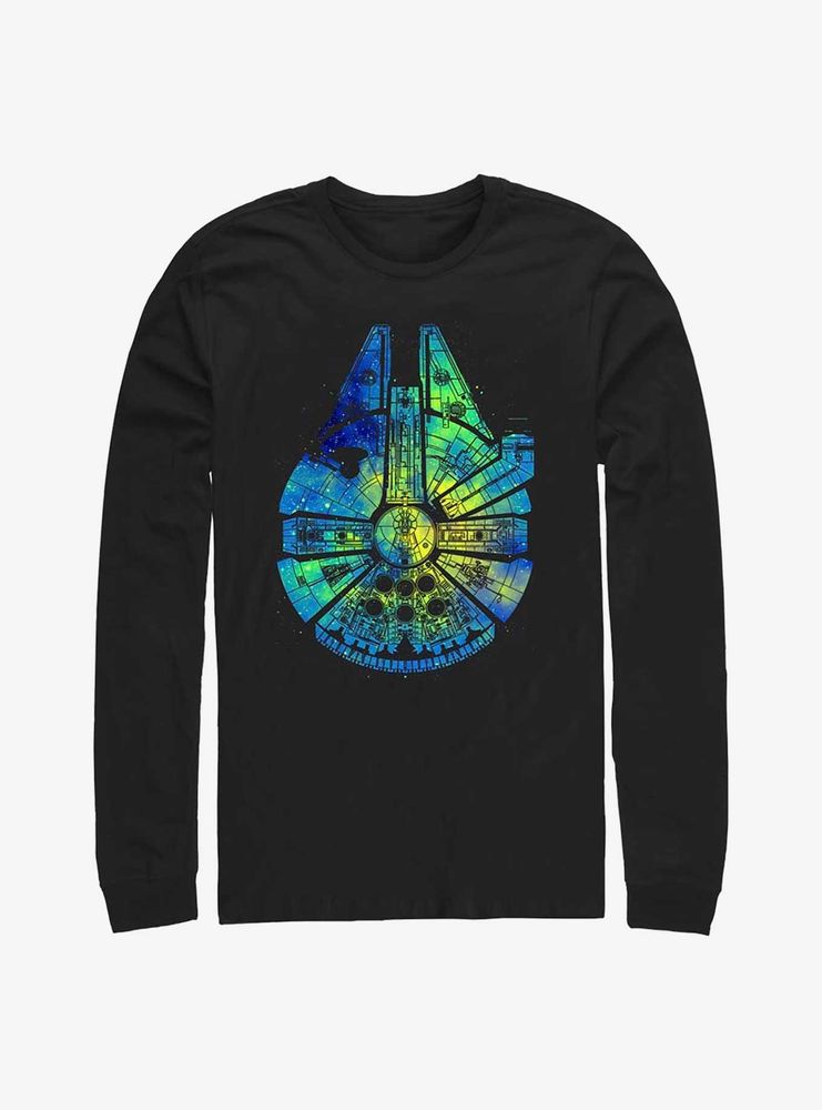 Star Wars Thermal Millenium Falcon Long Sleeve T-Shirt