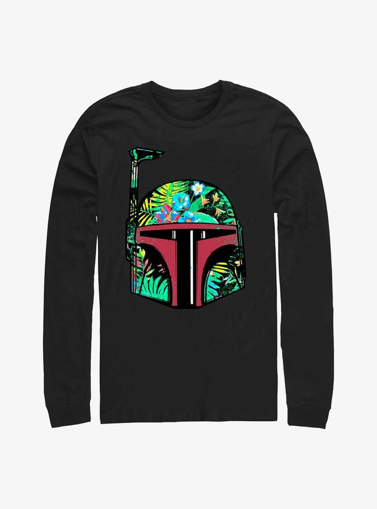 Star Wars Tropical Boba Fett Long Sleeve T-Shirt