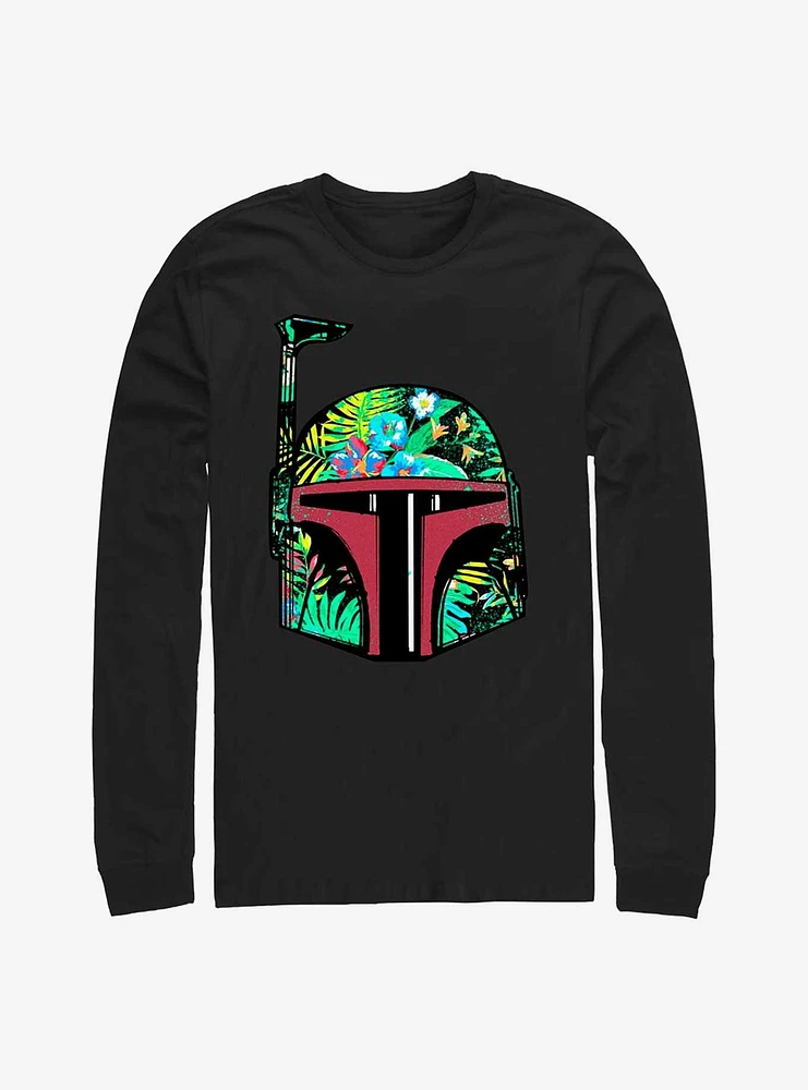 Star Wars Tropical Boba Fett Long Sleeve T-Shirt