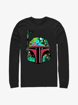 Star Wars Tropical Boba Fett Long Sleeve T-Shirt