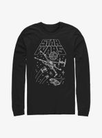Star Wars Space Fight Long Sleeve T-Shirt