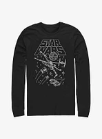 Star Wars Space Fight Long Sleeve T-Shirt