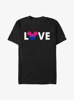 Disney Mickey Mouse Bisexual Flag Love T-Shirt