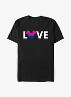 Disney Mickey Mouse Bisexual Flag Love T-Shirt