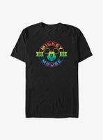 Disney Mickey Mouse Rainbow Badge T-Shirt