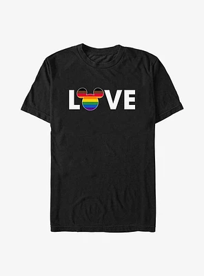 Disney Mickey Mouse Rainbow Love T-Shirt
