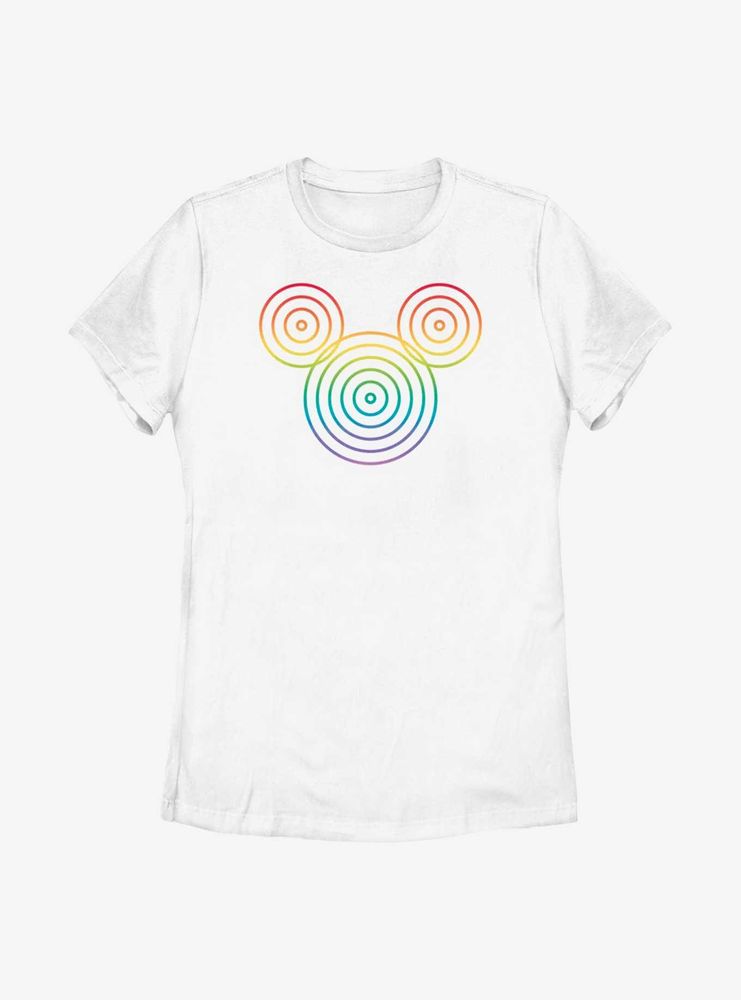 Disney Mickey Mouse Rainbow Circles T-Shirt