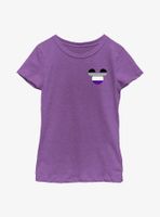 Disney Mickey Mouse Asexual Badge Youth T-Shirt