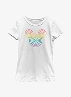 Disney Mickey Mouse Rainbow Circles Youth T-Shirt