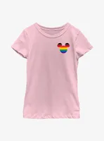 Disney Mickey Mouse Corner Rainbow Ears Youth T-Shirt