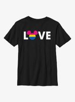 Disney Mickey Mouse Pansexual Flag Youth T-Shirt