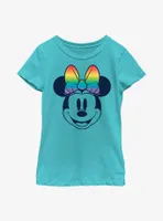 Disney Minnie Mouse Rainbow Bow Fill Youth T-Shirt