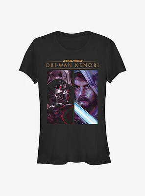 Star Wars Obi-Wan Kenobi Clash Of Strength Girls T-Shirt