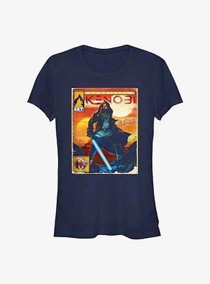 Star Wars Obi-Wan Kenobi Comic Cover Girls T-Shirt