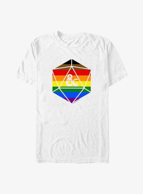 Dungeons And Dragons Pride D20 Flag T-Shirt