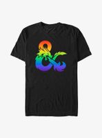 Dungeons And Dragons Pride Gradient Logo T-Shirt