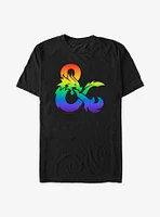 Dungeons And Dragons Pride Gradient Logo T-Shirt