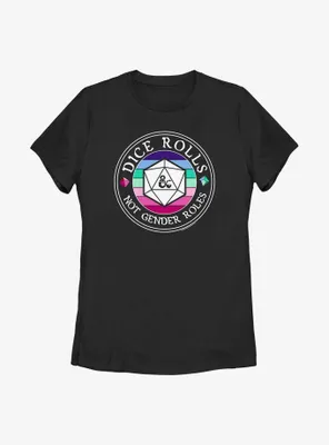 Dungeons And Dragons Dice Rolls Not Gender Roles T-Shirt